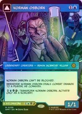 MTG ノーマン・オズボーン Norman Osborn 英語 FOIL 2枚 FOIL】【英】ノーマン・オズボーン/Norman Osborn[青MR]【SPM