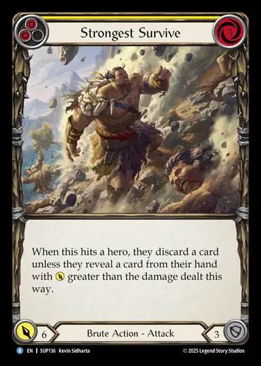 �Աѡ�[���] ����ȴ���Τ϶��ԤΤ�/[Brute]Strongest Survive - Yellow[��][R]��SUP��