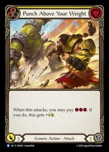 �Աѡ�[����] �³���Ķ������/[Generic]Punch Above Your Weight - Yellow[��][R]��SUP��