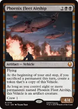 英】不死鳥艦隊の飛行船/Phoenix Fleet Airship[黒MR]【TLA