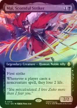 見下す高手、メイ　拡張foil4枚セット FOIL】【英】見下す高手、メイ/Mai, Scornful Striker[黒R]【TLA