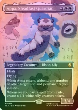 FOIL】【英】不動の守護者、アッパ/Appa, Steadfast Guardian[白MR