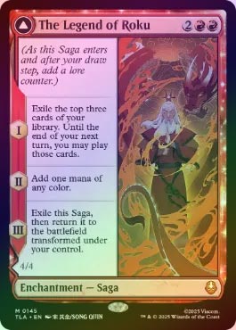 FOIL ロクの伝説/The Legend of Roku 日本語 FOIL】【英】ロクの伝説/The Legend of Roku[赤MR]【TLA