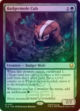 アナグマモグラの仔 英語版 1枚 英語版 マジック：ザ・ギャザリング