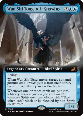 全知なる者、ワン・シー・トン　Foil コレクターブースター 英】全知なる者、ワン・シー・トン/Wan Shi Tong, All-Knowing[青R