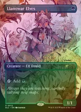 FOIL】【英】ラノワールのエルフ/Llanowar Elves[緑P]【SLC】 | プロモ