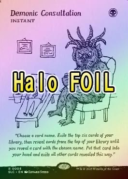 HALO FOIL】【英】Demonic Consultation[黒P]【SLC】 | プロモ・プレ 