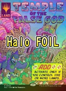 HALO FOIL】【英】邪神の寺院/Temple of the False God[土地P]【SLC