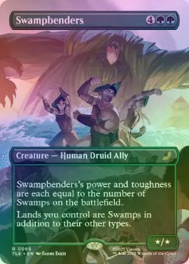 FOIL】【英】沼のベンダー/Swampbenders[緑R]【TLE】[ボーダーレス