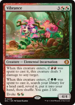 【英語版】MTG　鮮麗　4枚組 英】鮮麗/Vibrance[多色MR]【ECL】 | スタンダード,ローウィンの昏明