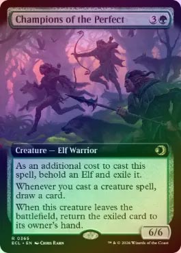 FOIL】【英】完全者の闘士/Champions of the Perfect[緑R]【ECL】[拡張