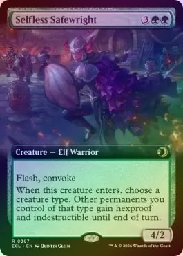 【FOIL】【英】無私の守美者/Selfless Safewright[緑R]【ECL】[拡張アート] | スタンダード,ローウィンの昏明 ...