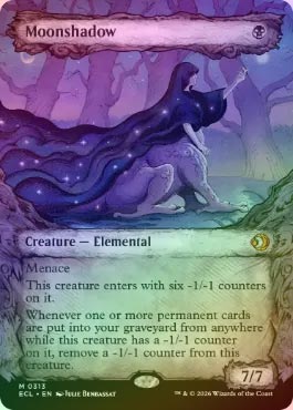 FOIL】【英】月影/Moonshadow[黒MR]【ECL】[ショーケース枠