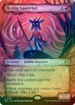 FOIL】【英】呪詛の壊し屋/Hexing Squelcher[赤R]【ECL】[ショーケース