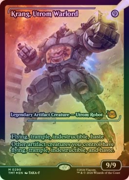 EX+](FOIL)(ショーケース枠)ユートロムの武人、クランゲ⁄Krang, Utrom