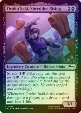 FOIL】【英】シュレッダーの誕生、オロク・サキ/Oroku Saki, Shredder