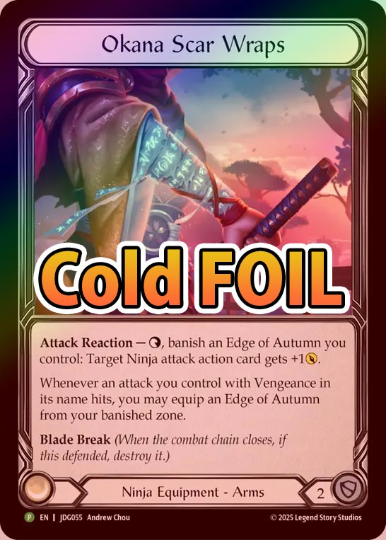 Cold Foil》《Rainbow Foil》《英》[忍者]オカナの傷覆い/[Ninja]Okana 
