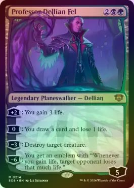 デリアン・フェル教授　3枚 FOIL】【英】デリアン・フェル教授/Professor Dellian Fel[多色MR