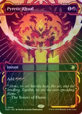FOIL】【英】発熱の儀式/Pyretic Ritual[赤R]【SOA】 | スタンダード