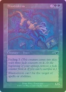 ブラストダーム 日foil１枚 ☆特価品 状態EX☆【FOIL】【英】ブラストダーム/Blastoderm[緑C]【NEM