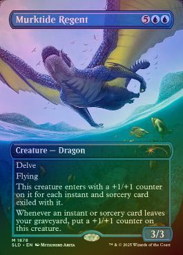 濁浪の執政/Murktide Regent 3枚　SLD FOIL】【英】濁浪の執政/Murktide Regent[No.1878][青P]【SLD】[Secret