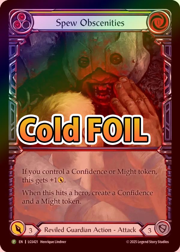 Cold Foil》《英》[卑劣・守護者] 罵詈雑言/[Reviled Guardian]Spew