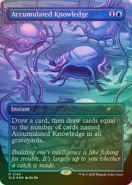 ダンダーンSL 蓄積した知識 Accumulated Knowledge 4枚 FOIL】【英】蓄積した知識/Accumulated Knowledge[No.2140][青P]【SLD