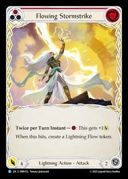 英》[稲妻]流転の嵐撃/[Lightning]Flowing Stormstrike [R]《OMN