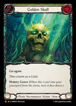 英》[海賊・死霊術師] 黄金の頭蓋骨/[Pirate Necromancer]Golden Skull