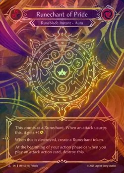 傲慢のルーン陣 マーベル Fab Cold Foil》《英》[ルーン剣士]傲慢のルーン陣/[Runeblade]Runechant