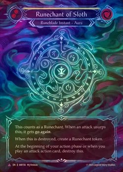 Runechant of Sloth / 怠惰のルーン陣　英語 Cold Foil》《英》[ルーン剣士]怠惰のルーン陣/[Runeblade]Runechant