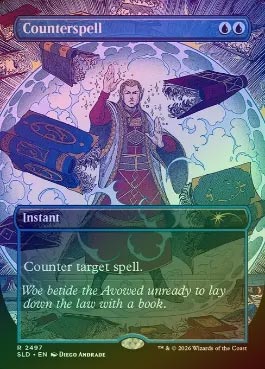 FOIL】【英】対抗呪文/Counterspell[No.2497][青P]【SLD】 | プロモ