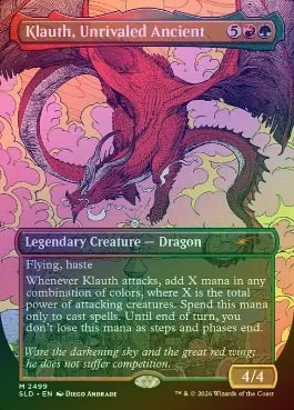 MTG　foil英語　無双の古きもの、クラウス　2499 SLD ☆SALE☆【FOIL】【英】無双の古きもの、クラウス/Klauth, Unrivaled