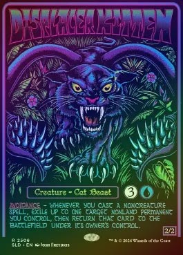 MTG ディスプレイサーの仔猫/Displacer Kitten１枚 FOIL】【英】ディスプレイサーの仔猫/Displacer Kitten[No.2506][青P