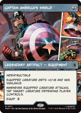 英】キャプテン・アメリカの盾/Captain America's Shield[無色R]【MSH