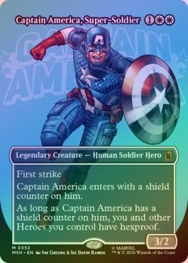 FOIL】【英】スーパーソルジャー、キャプテン・アメリカ/Captain 