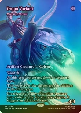 FOIL】【英】ドゥームの変異体/Doom Variant〔うろつく玉座/Roaming