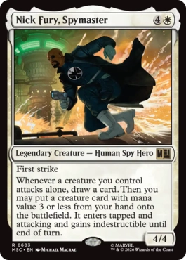 �ڱѡ�ĵ�󵡴ؤ�Ĺ���˥å����ե塼�꡼/Nick Fury, Spymaster[��R]��MSC��