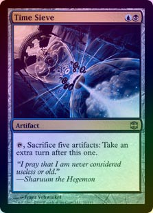 ☆特価品 状態EX☆【FOIL】【英】時の篩/Time Sieve[金R]【ARB