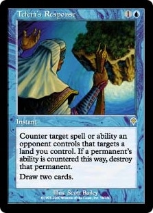 インベイジョン foil テフェリーの反応 英語 1枚　MTG ☆ポイント10％還元中特価品 状態EX☆【英】テフェリーの反応/Teferi's