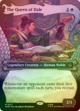 HOB】谷間の国の王妃 ボーダーレスfoil 日 MTG 谷間の国の王妃 日本語