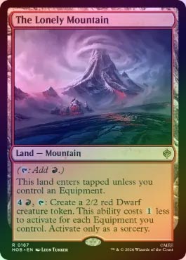 トレーディングカード The Lonely Mountain MTG はなれ山 サージfoil