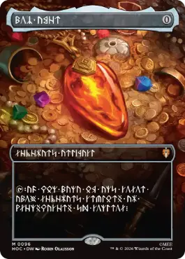 MTG HOC モックスアンバー　ボーダーレス　ドワーフ語 ドワーフ語】モックス・アンバー/Mox Amber[無色MR]【HOC】[ボーダー