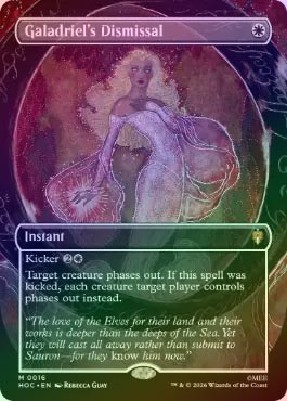 MTG ガラドリエルの退去 ボーダーレス foil FOIL】【英】ガラドリエル