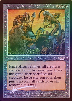 生ける屍 Living Death ジャッジ褒賞 プロモ Foil ☆特価品 状態EX☆《イベント配布》【FOIL】【英】生ける屍/Living
