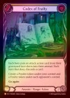 ���ò��ʡ�����EX����Rainbow Foil�աԱѡ�[�Ż��ԡ���󥸥㡼] ����ɤ�����/[Assassin Ranger]Codex of Frailty[L]��SEA��