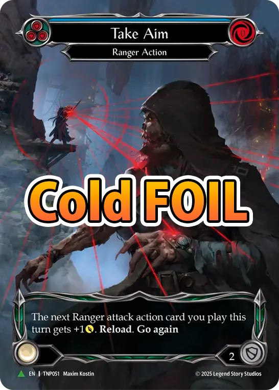 Cold Foil》[Ranger]Take Aim [青][P]《プロモ版》 | Flesh and Blood