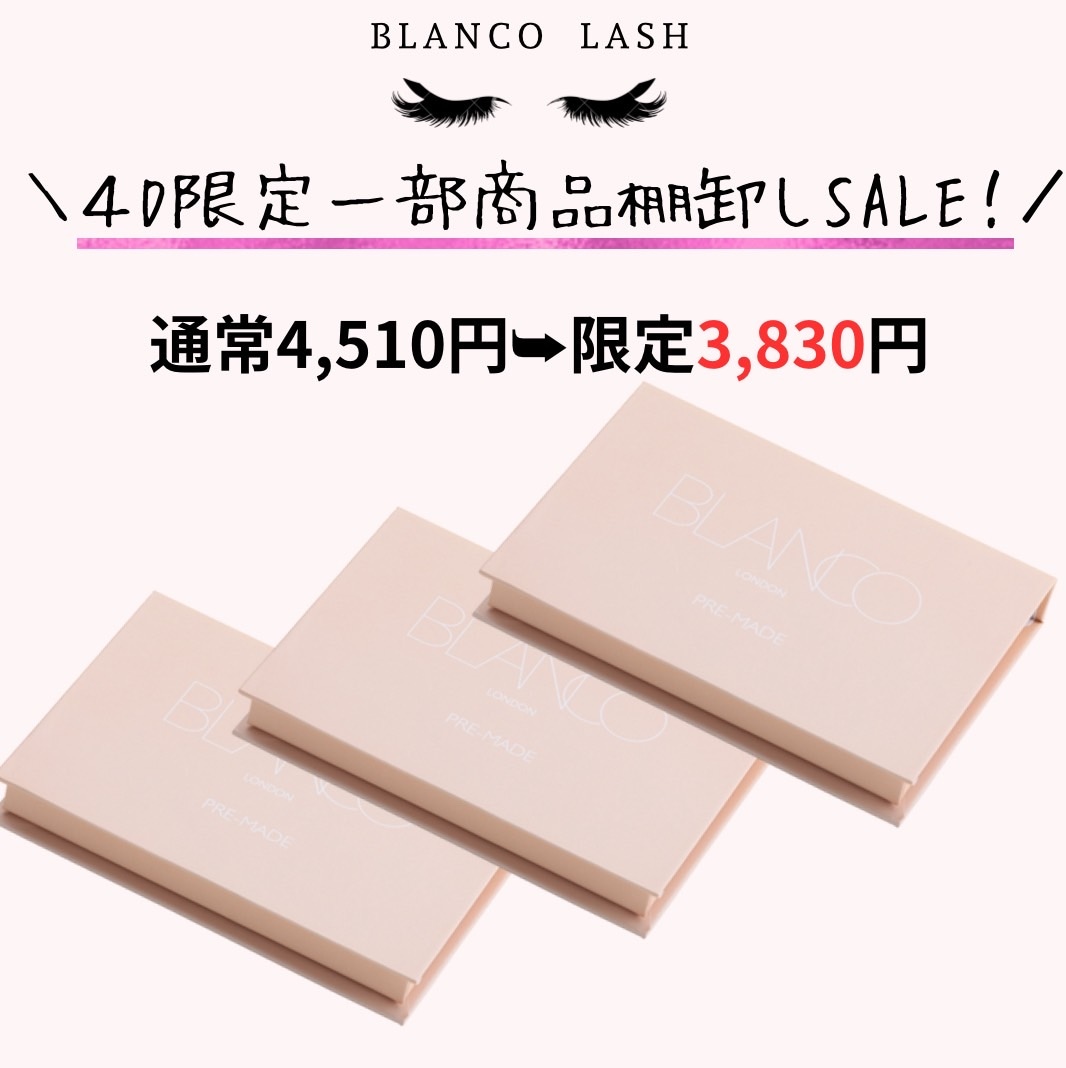 BLANCO プレメイド 4Dファン【一部限定商品棚卸セール】合計6ケース以上お買い上げでノベルティプレゼント!!