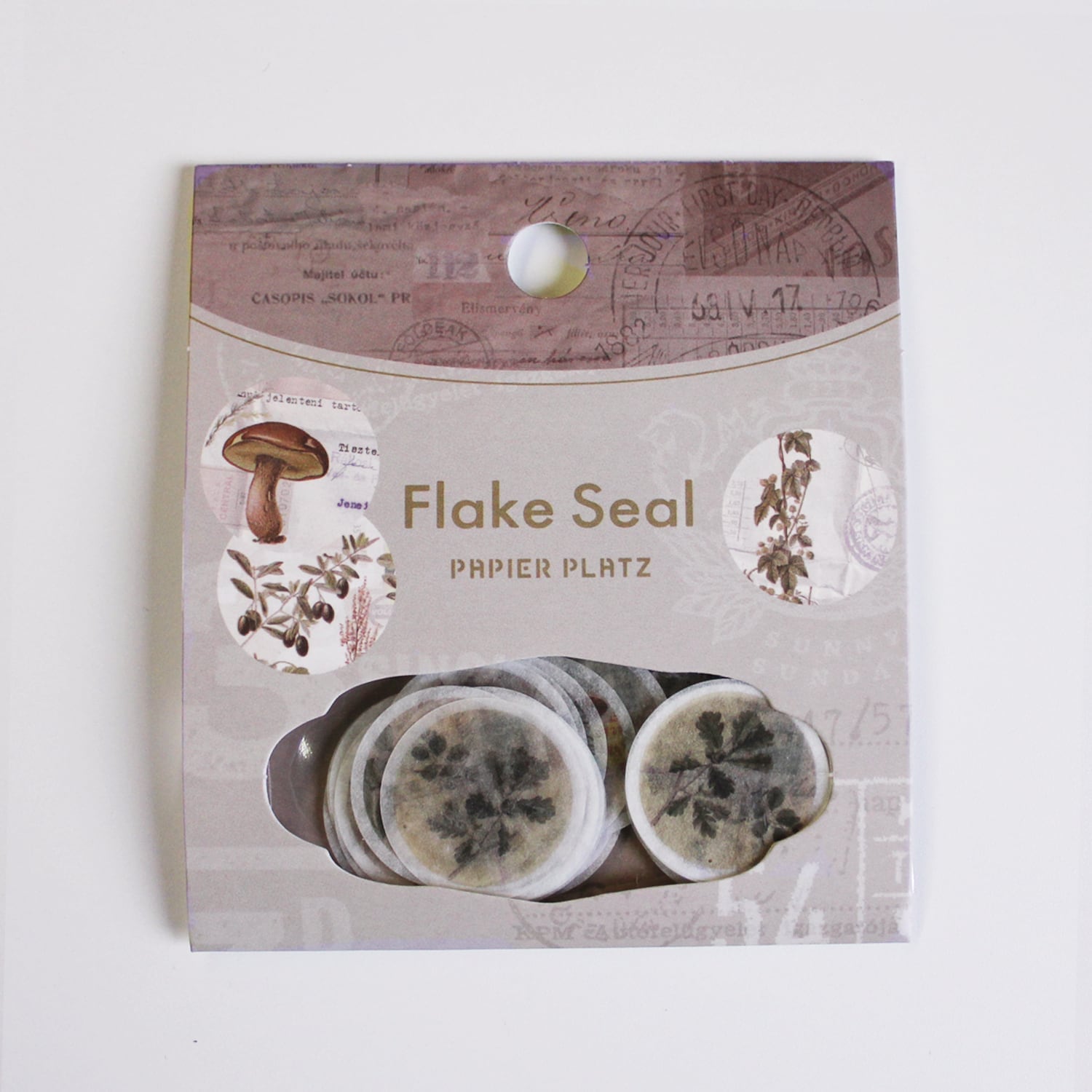 パピアプラッツ SUNNYSUNDAY フレークシール Circle