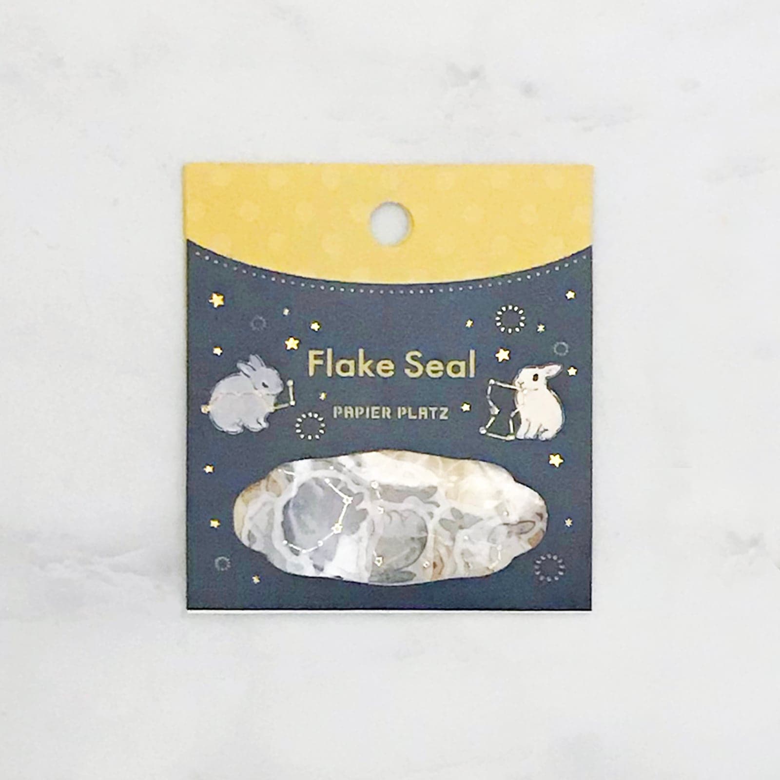 パピアプラッツ 森山標子　フレークシール（金箔入り）